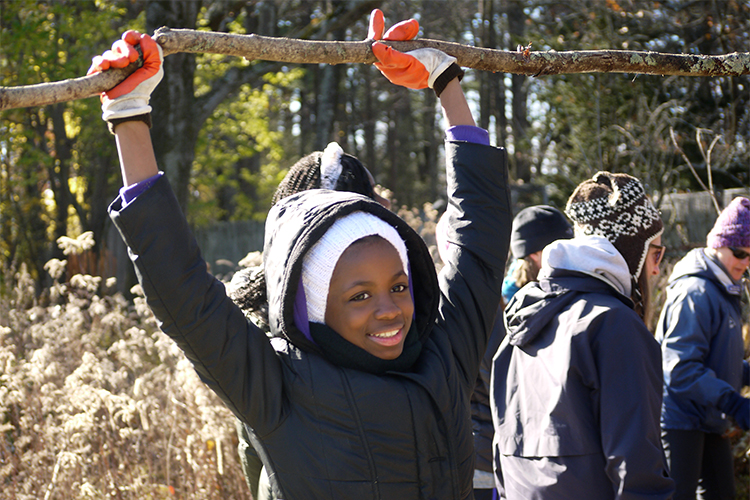 Volunteers at Drumlin Farm Wildlife Sanctuary
